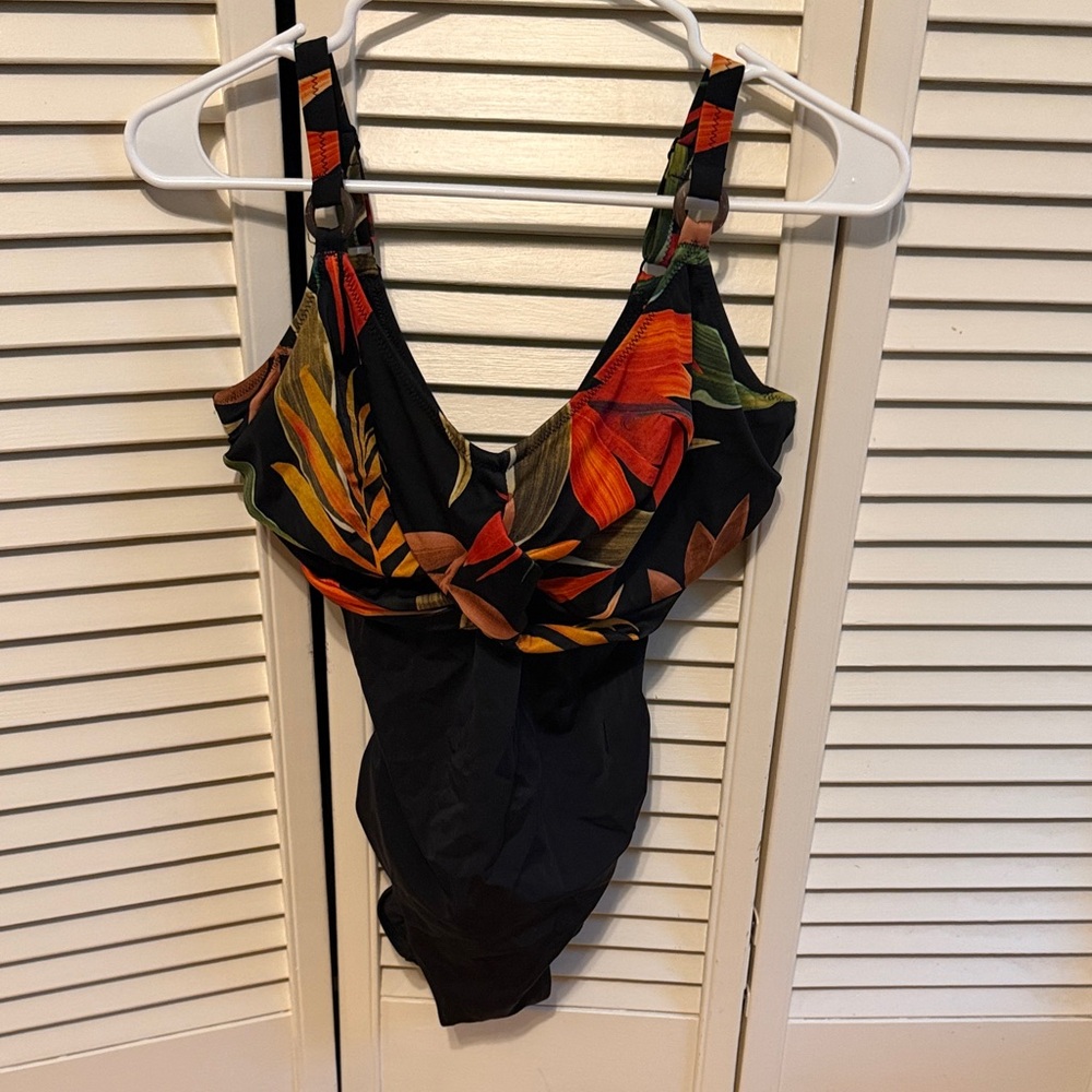 Fantasie Black and Multicolor One Piece Swimsuit